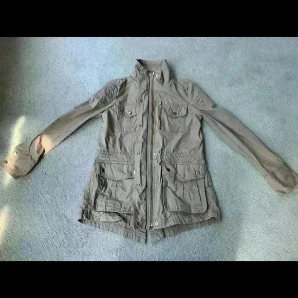 Banana Republic Tan Military style utility jacket - Picture 4 of 5